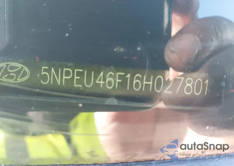 2006 Hyundai Sonata Gls V6/Lx V6 from USA, damaged, VIN 5NPEU46F16H027801